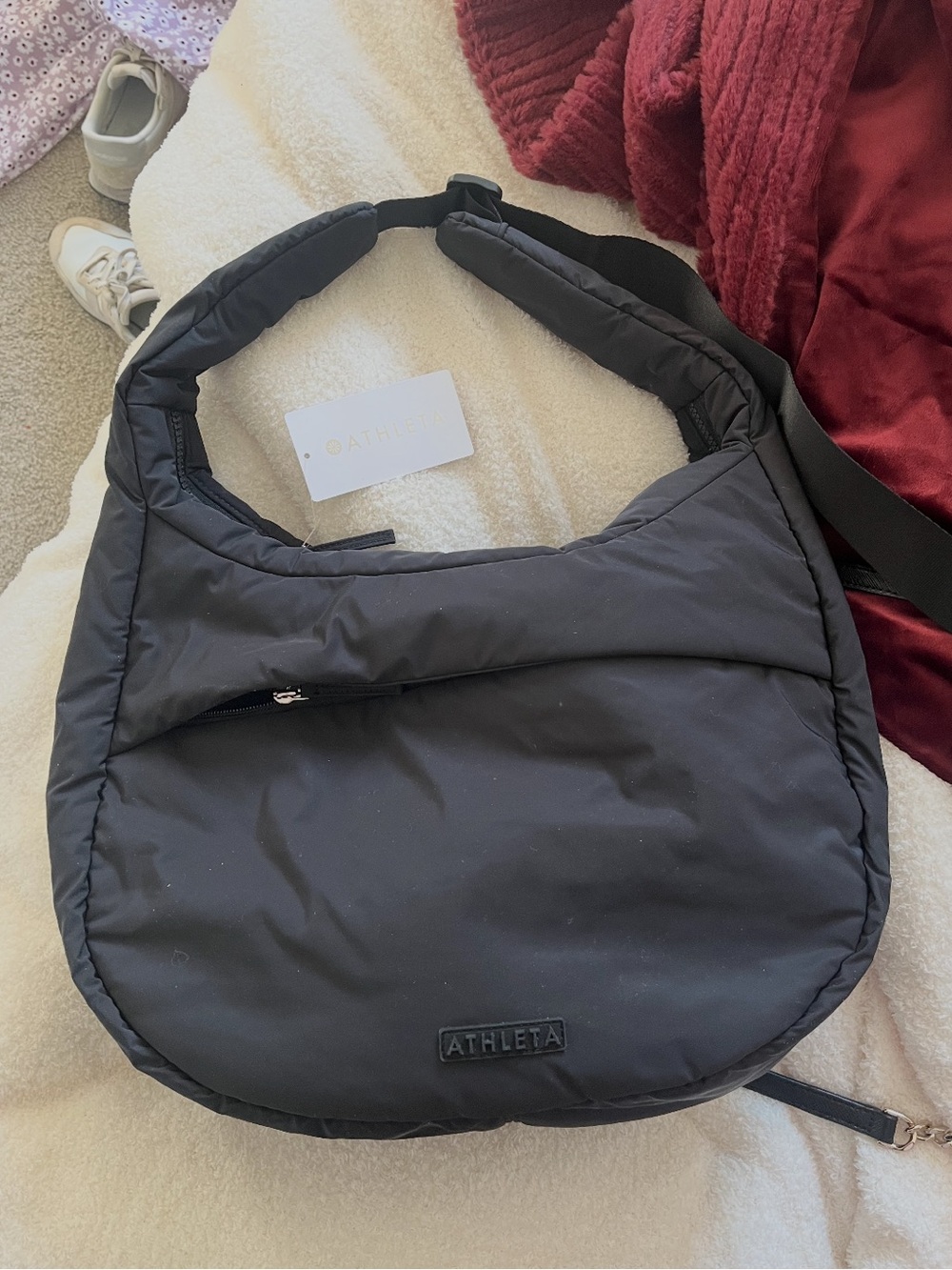 Athleta All About Medium Crossbody Hobo Bag